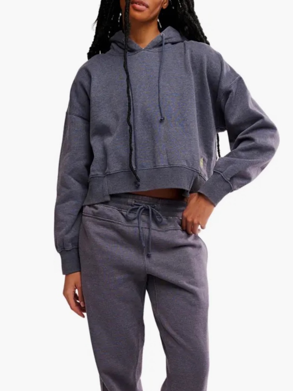 NWT Free People Movement Undefeated Hoodie in Sand Washed Size Small Oversized